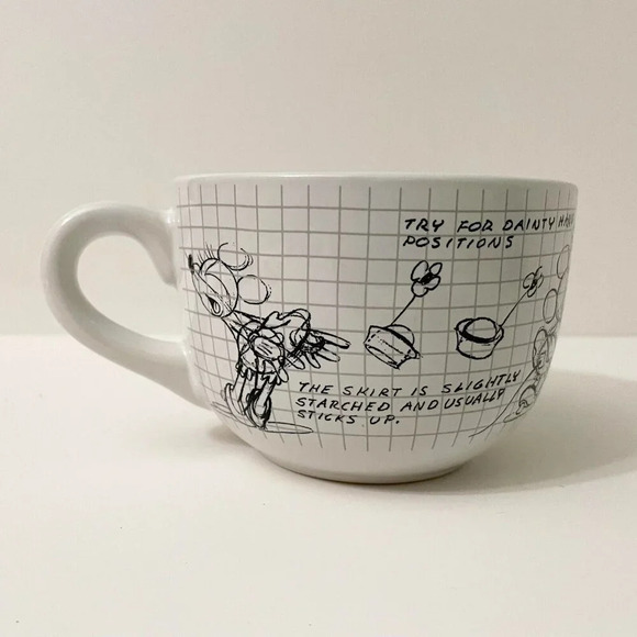 Disney Sketchbook Minnie  Mouse Sketch Soup Mug - Picture 1 of 12